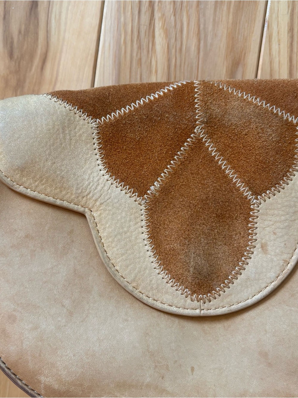 Lucky Brand Sedona Leather Suede Accent Bag - Picture 5 of 12